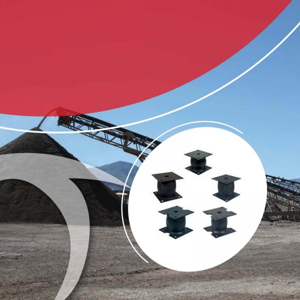 Anti-Vibration Mounts - Rubber Buffers For Vibrating Screens